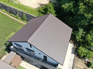 屋根工事３施工後（雲南市）カバー工法